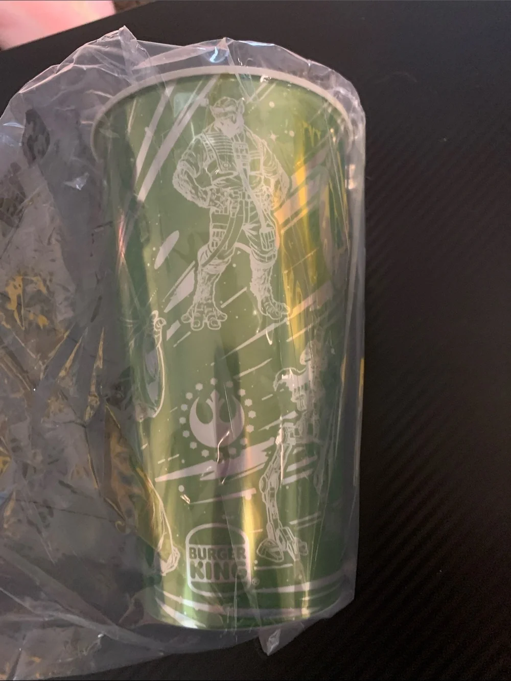 Burger King Star Wars Grogu Green Collectible Cup